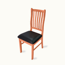 Load image into Gallery viewer, Bow Cushion Dining Chair HM23 in Natural / Dark