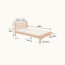 Load image into Gallery viewer, Wave Bed Frame (浪) HM355