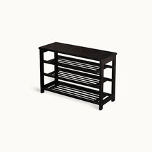 Load image into Gallery viewer, Shoe Bench in 2-Tiers / 3-Tiers / 5-Tiers in Natural / Dark