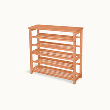 Load image into Gallery viewer, Shoe Bench in 2-Tiers / 3-Tiers / 5-Tiers in Natural / Dark
