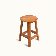 Load image into Gallery viewer, Regular Stool in Square / Round, Natural / Dark