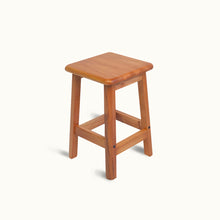 Load image into Gallery viewer, Regular Stool in Square / Round, Natural / Dark