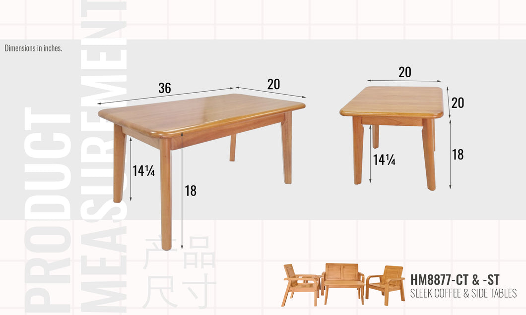Mpire Modern Lounge Table in Regular / Upsize (Mahogany)