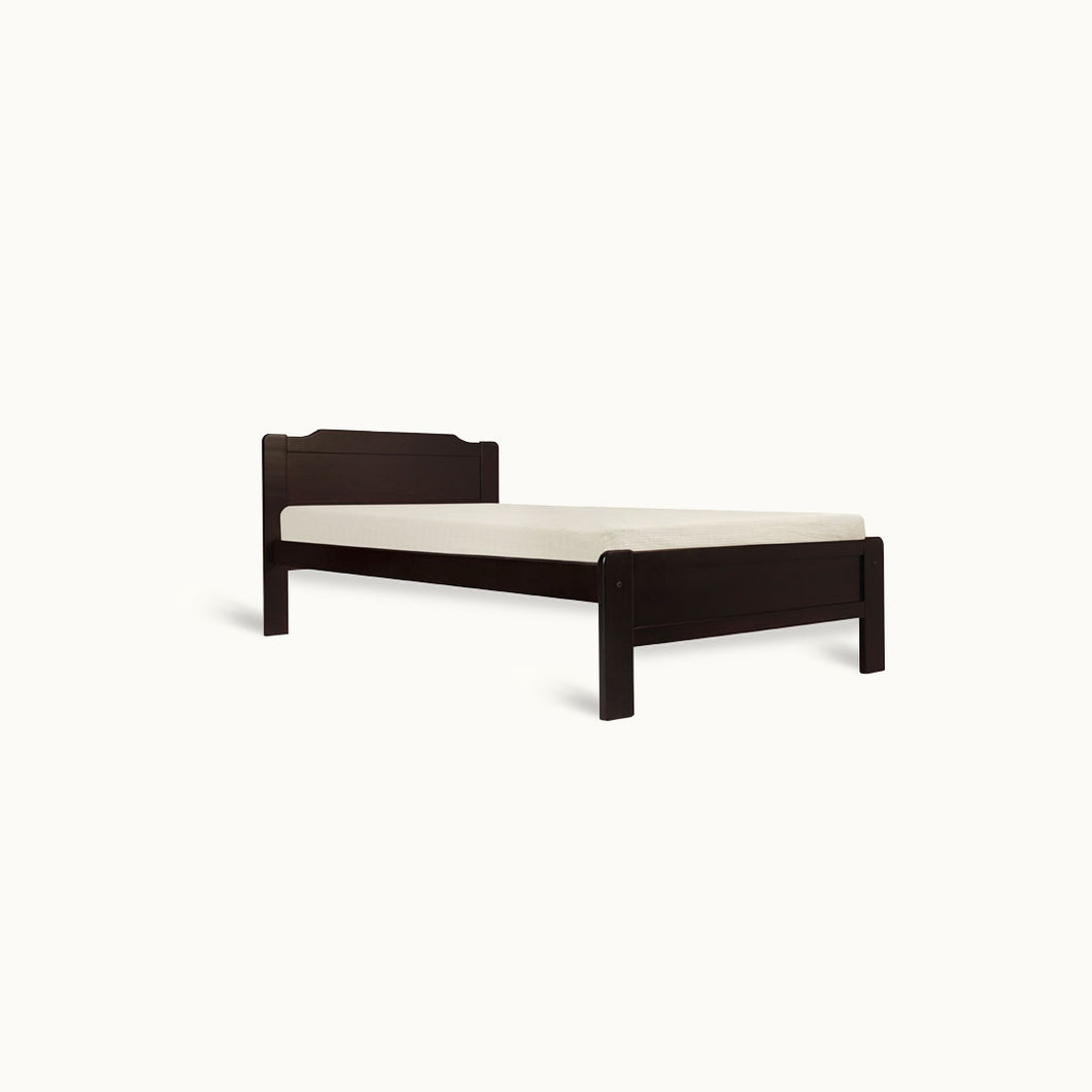 HM8000 Single Bed Frame in Natural and Dark (Mahogany)